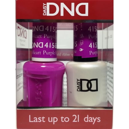 Dnd Nail Polish Gel Matching Lacquer Set 415 Purple Heart