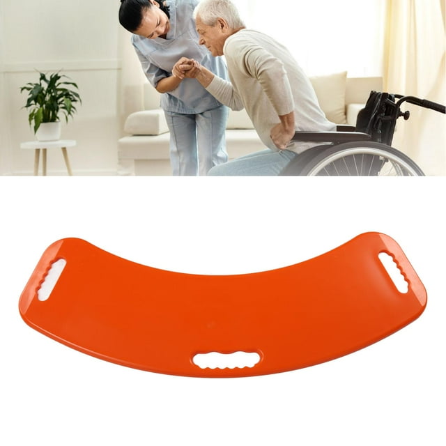 Planche de Transfert pour Patient, Poignée Courbée Antidérapante Creuse Aide pour Personnes Âgées pour Toilettes