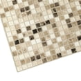 thumbnail image 4 of Panneau Mural 3D en PVC Imitation Mosaïque Brun Charbon Dundee Deco, 3,1 Pi X 1,6 Pi, Revêtement Mural de Design Intérieur pour Application Commerciale et Résidentielle, 5 Pi2 Chacun, 4 of 5