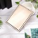 thumbnail image 4 of 30cm Natural Wooden Basket Bottom with Hole, Circle Blank Wood Base for DIY Knitting Crochet Bag Bot, 4 of 5