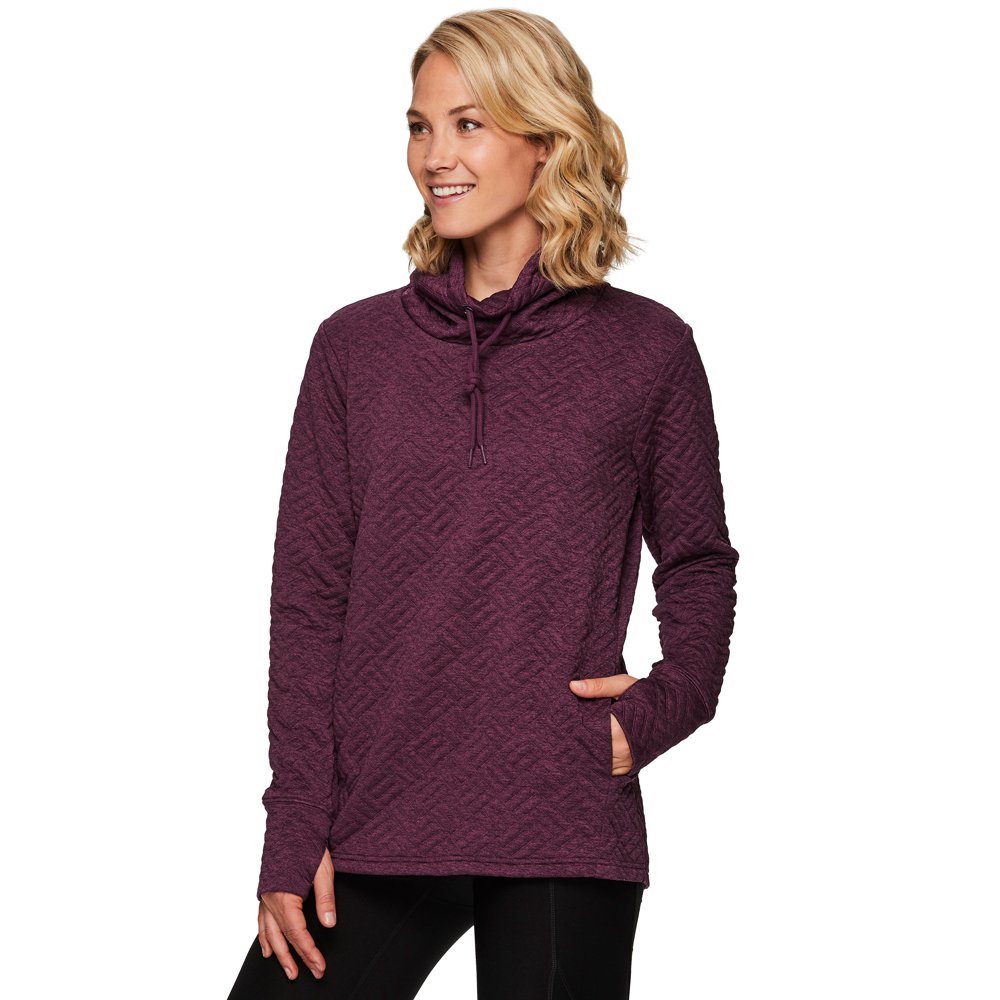 rbx studio namaste mock neck pullover