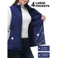 thumbnail image 3 of 33,000ft Women's Fleece Vest, Lightweight Warm Polar Soft Vests Outerwear with Zip Up Pockets, Sleeveless Jacket for Winter, 3 of 6