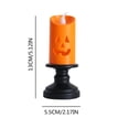 thumbnail image 3 of Skegnu Halloween Gift Halloween LED Candle Light Halloween Decoration Pum-pkin Lantern Clearance Under $5, 3 of 9
