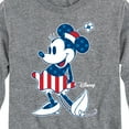 thumbnail image 3 of Disney - Americana - Minnie Flag Pattern - Toddler And Youth Long Sleeve Graphic T-Shirt, 3 of 5