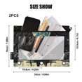 thumbnail image 4 of FORMRS 2 Pack Pencil Pouch for 3 Ring Binder with Clear Window Zipper Case, Red Sitting on The Moon, 4 of 6