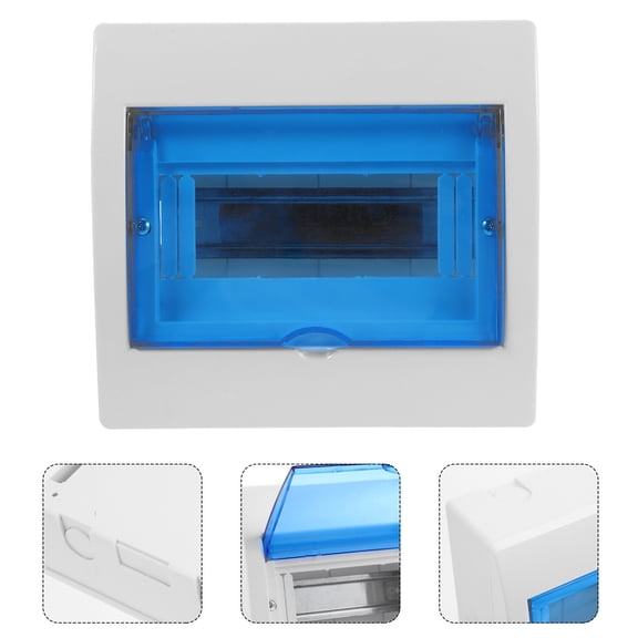 MLINS Weatherproof Circuit Breaker Box for Distribution Electrical Box for Indoor Wall Connection Box Electrical Protection