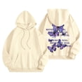 thumbnail image 4 of Chandail à Capuche Imprimé Lettre Mode Femme Manches Longues Décontracté Sportif Confortable, 4 of 5