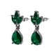 thumbnail image 2 of Aretes De Zirconia Con Diseño De Flor Y Gota, 2 of 3