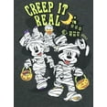 thumbnail image 2 of Disney Womens (Jrs)  Gray Mickey & Minnie Mouse Halloween Tee Shirt X-Large, 2 of 2