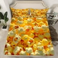 thumbnail image 2 of Feelyou Movie Popcorn Bed Sheets, Yummy Food King Sheets, Teens Boys Girls Kids Sheet Set, Lightweight Room Decor, 4-Piece, 2 of 7