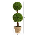 thumbnail image 2 of Nearly Natural 2.5" Boxwood Artificial Topiary, Green, 2 of 4