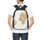 thumbnail image 4 of Disketp World Map 1 Mochila Minimalista de Gran Capacidad, Mochila de Viaje para Escuela, Trabajo o Uso Diario, 4 of 6