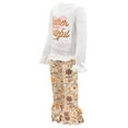 thumbnail image 2 of Unique Baby Girls Thanksgiving Grateful Ruffle Legging Set Outfit (7Y, White), 2 of 5