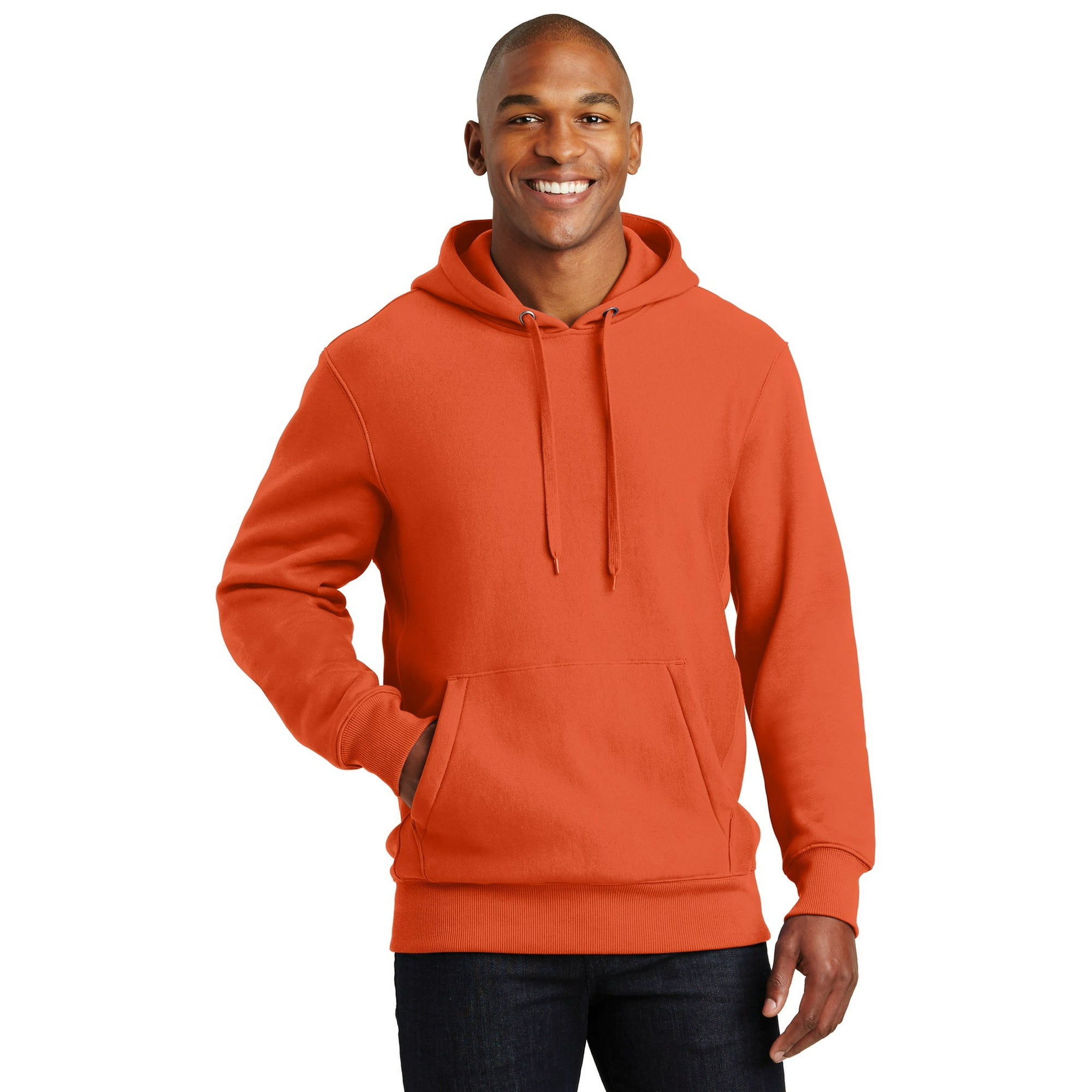 Sport Tek Super Heavyweight Pullover Hooded Sweatshirt. F281 2Xl Orange Walmart