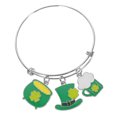 thumbnail image 5 of Pulsera del Día de San Patricio, pulsera irlandesa, pulsera decorativa, pulsera con dijes, pulsera para mujer, 5 of 5