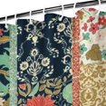thumbnail image 3 of Pioneer Flower Floral Print Pattern Shower Curtain 72"x72" ,Bathroom Decorative Shower Curtains Set with 12 Hooks,Modern Waterproof Washable Shower Curtain, 3 of 6