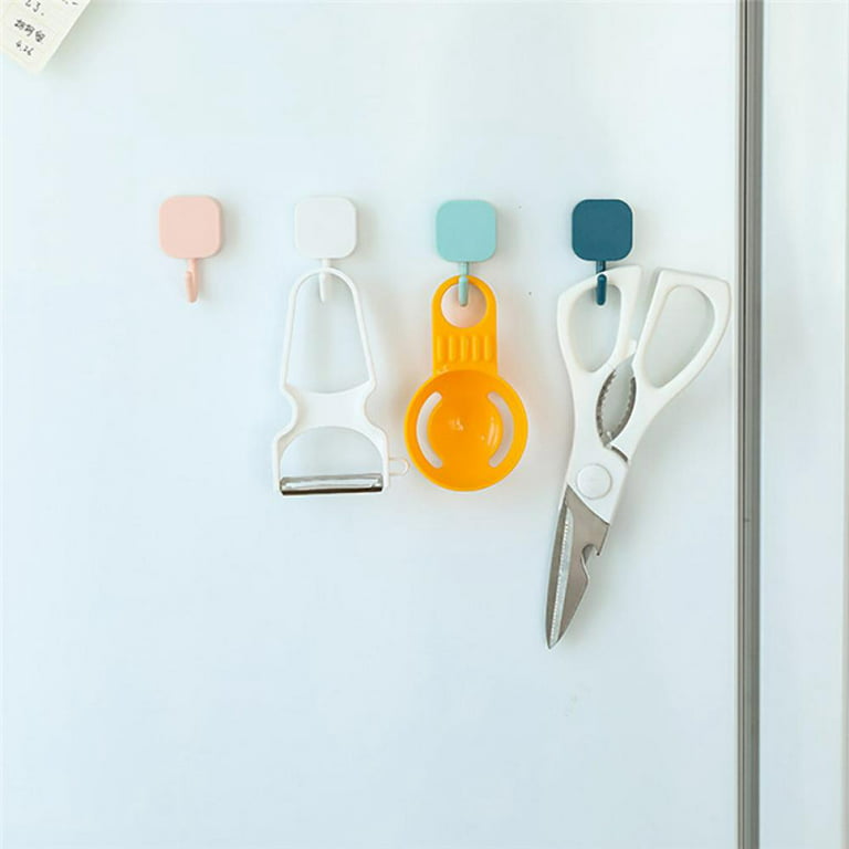 Creative Sticky Cute Key Holder Adhesive Wall Hooks Key Hook Holder  Decorative Rack Self Adhesive for Entryway Door Bathroom Kitchen and More  (12 Pcs