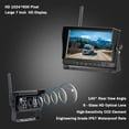 thumbnail image 6 of 7 Inch Car Monitor Truck Backup Rear View Display and wireless Reverse Backup Camera for Car RV Bus TV Display Screen ,High Volume Speakers, 6 of 7
