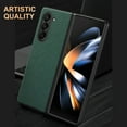 thumbnail image 5 of TECH CIRCLE Galaxy Z Fold 6 5G Case, Galaxy Z Fold 6 5G PU Leather + Hard PC Shell Ultra Thin Slim Durable Protective Phone Case Cover for Samsung Galaxy Z Fold 6 5G 2024,Blue, 5 of 9