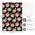 thumbnail image 2 of 2 Pcs Pioneer Flower Floral Print Pattern Kitchen Towels, Funny Microfiber Dish Towel Set, 18" X 26" Tea Towels, 2 of 6