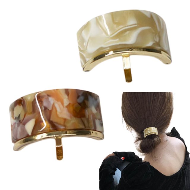 Hebillas de cola de caballo XINYU doradas para mujer estilo 6