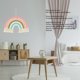 thumbnail image 4 of Colgante De Pared De Arco Iris, Arco Iris Tejido De Macramé De 7 Colores, Decoración De Pared De Arco Iris Tejida A Mano Para Regalo De Utilería Fotográfica De La Habitación, 4 of 7