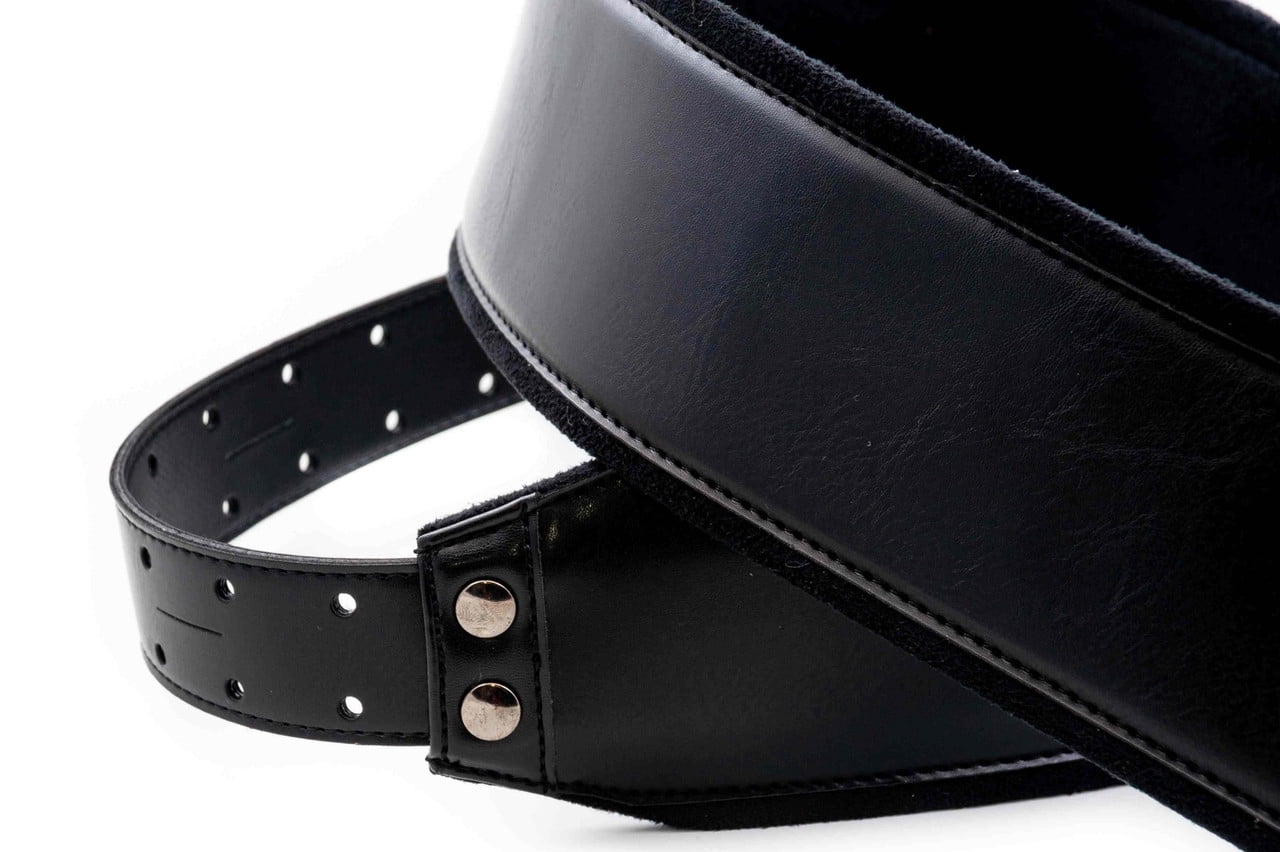 RightOn! Bassman Charm-80 Bass Guitar Strap - Black