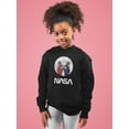 thumbnail image 2 of NASA Nasa Astronaut Duo Over Moon Hoodie Juniors -NASA Designs,  Small, 2 of 4