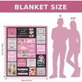 thumbnail image 6 of Flamingo Blanket Flamingo Gifts for Women Girls, 50X60 Inch Pink Flamingo Plush flamingo throw Flamingo Lovers Gifts, Flamingo Stuff Flamingo Decor, Christmas Birthday Gifts for Flamingo Lovers, 6 of 6