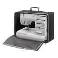 thumbnail image 1 of KAKOWELY Sewing Machine Cover Oxford Cloth Sewing Machine Cover Handbag Sewing Machine Zipper Bag Black16.5"X14.49"X7.99", 1 of 4