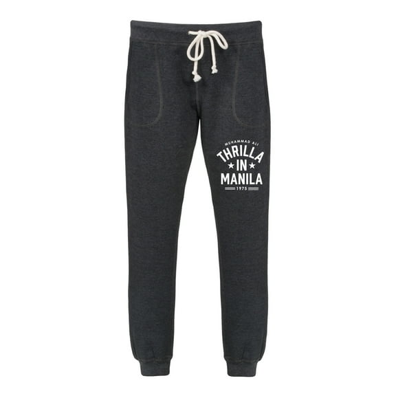 Muhammad Ali - Boxing Legend - Thrilla In Manilla - Women's French Terry Jogger Pant