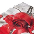 thumbnail image 6 of JOOCAR Valentine's Day Shower Curtain, Rose Shower Curtain Valentine's Day Bathroom Decor 72x72 Inch with 12 Hooks, 6 of 7