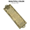 thumbnail image 3 of YongCo Metal Spanish Mezuzah Case Decorative Ornament for Door and Window Wall Vintage Plaques Embellished Religious, 3 of 11