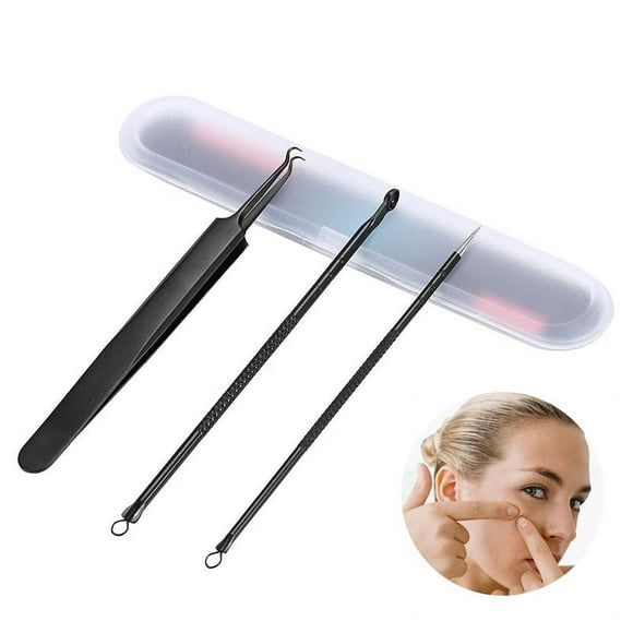 Comedone Extractor Needle,3Pcs/Box Acne Remover Tool Blemish Extractor Needle Blackhead Extractor Needle High-End Performance