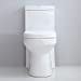 thumbnail image 3 of HOROW Small Short 1-Piece Toilet Dual Flush 10'' Rough-in Seat Included, 3 of 15