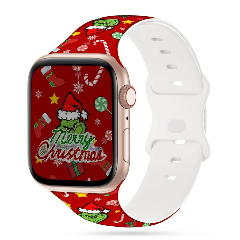Christmas Watch Band Compatible with Apple Watch Band 38mm 40mm