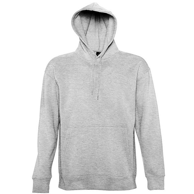 SOLS - Sudadera con capucha Modelo Slam hombre caballero (Gris piedra)