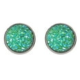 thumbnail image 2 of SPRING PARK 1 Pair Women's Big Colorful Ear Stud Earrings Round Drop Dangle Jewelry Charm, 2 of 8