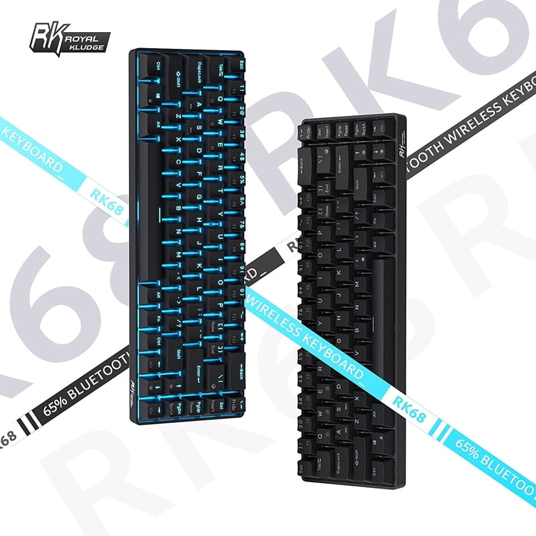 RK ROYAL KLUDGE RK68 Wireless Hot Swappable 65% Mechanical