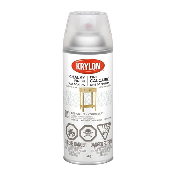 Krylon Chalky Finish Paint Finishing Wax, Natural, 326 g