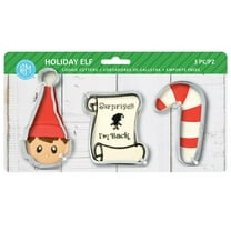 R&M International Holiday Elf 3 Piece Cookie Cutter Set