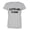 Heather Grey, variant on PleaseMeTees™ Womens Cleveland Ohio Is Home Born In From HQ Tee