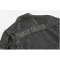 thumbnail image 2 of Moto Biker Real Cow Leather Jacket Black for Men, 2 of 7