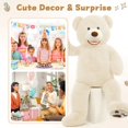thumbnail image 3 of Tezituor 51" Giant Teddy Bear Stuffed Animal Big Stuffed Animals Plush Toy, 3 of 8