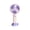 Multi-Purple, variant on 2-in-1 USB Rechargeable Handheld Mini Fan with Detachable Base & Phone Holder, 3 Speed 300mAh Quiet Pocket Portable Fan for Travel Camping Office Summer Gift