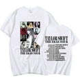 thumbnail image 1 of Taylor Swift The Eras Tour Fans Letter Printed T-shirt Short Sleeve Printed Tee Tops, 1 of 2
