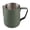 Dark Green, variant on YAHHU 600ML Coffee Frothing Cup 304 Stainless Steel Milk Frother Jug Point Mouth Latte Art Pitcher with Inner Scale for Espresso Barista Kitchen Tools Accessories Dark Green 20 Ounces