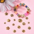 thumbnail image 3 of 150Pcs 15 Style Tibetan Style Alloy Flower Bead Caps Golden 6~12x1.5~4mm Hole: 1~2mm 10pcs/style, 3 of 5