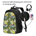 thumbnail image 2 of Daiia Surfing Dinosaur Pattern USB Charging Backpack for Men and Women, Anti-Theft Backpack,Travel Backpack,School Backpack,College Backpack,Laptop Backpack, 2 of 7