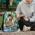 thumbnail image 6 of Beyblade Backpack, 17 Inch Laptop Backpack, Water-Resistant BookBag, Adjustable Shoulder Straps, Durable 600D Polyester, 6 of 9